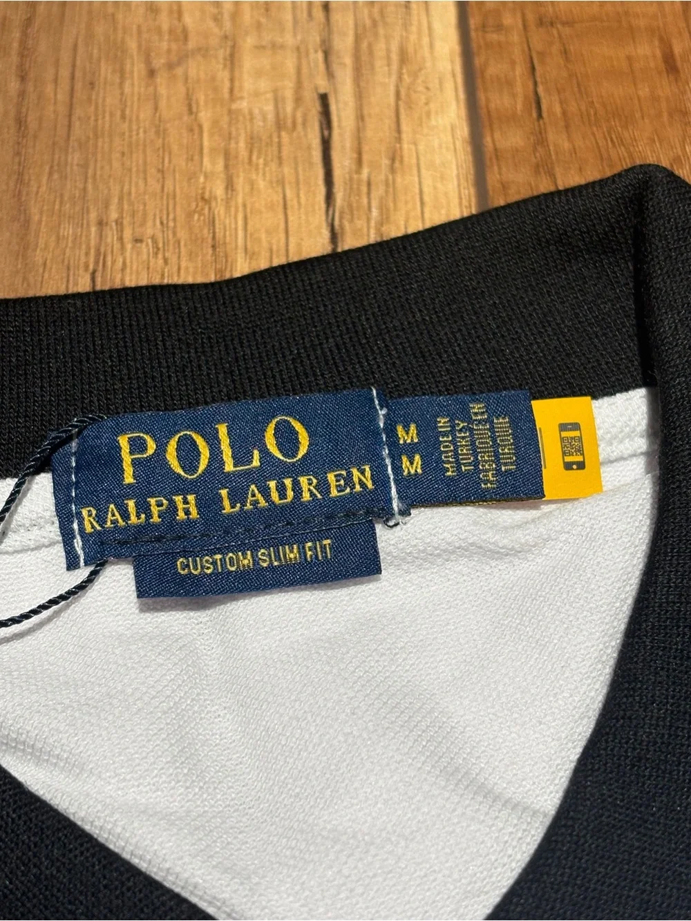 Polo Ralph Lauren Dubai White Polo Shirt Custom Slim Fit Brand New Mens Size M